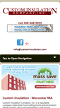 Mobile Screenshot of custominsulation.com